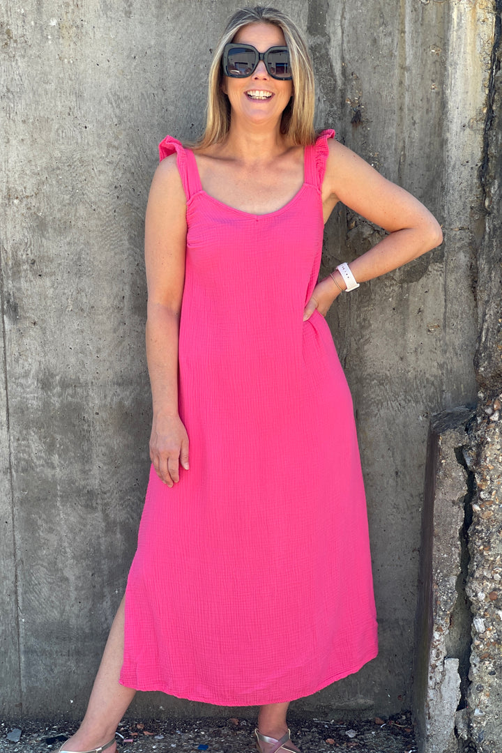Karla Cheesecloth Cotton Sun Dress