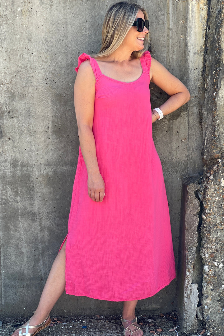 Karla Cheesecloth Cotton Sun Dress