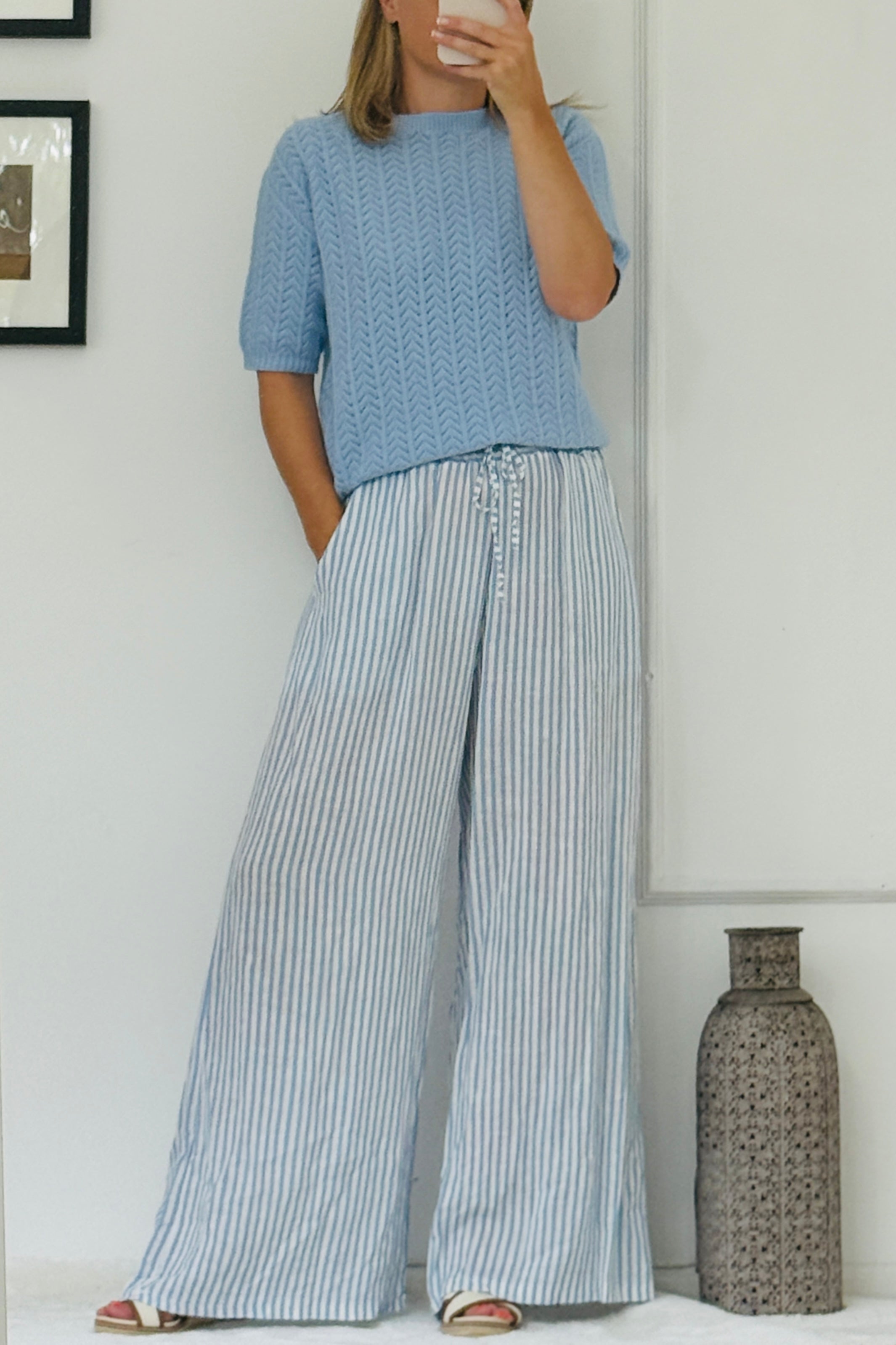 Charlotte Pointelle Top