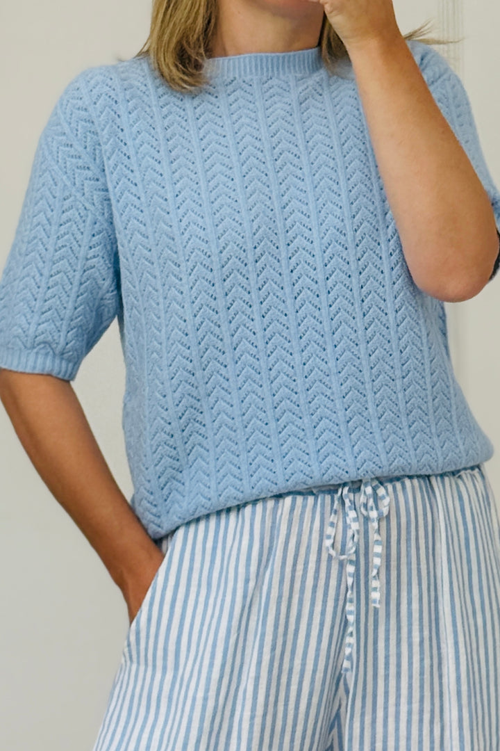 Charlotte Pointelle Top