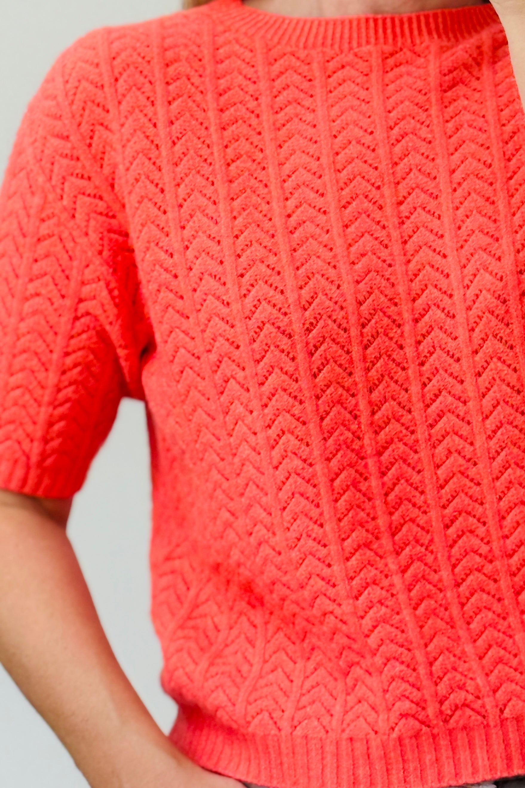 Charlotte Pointelle Top