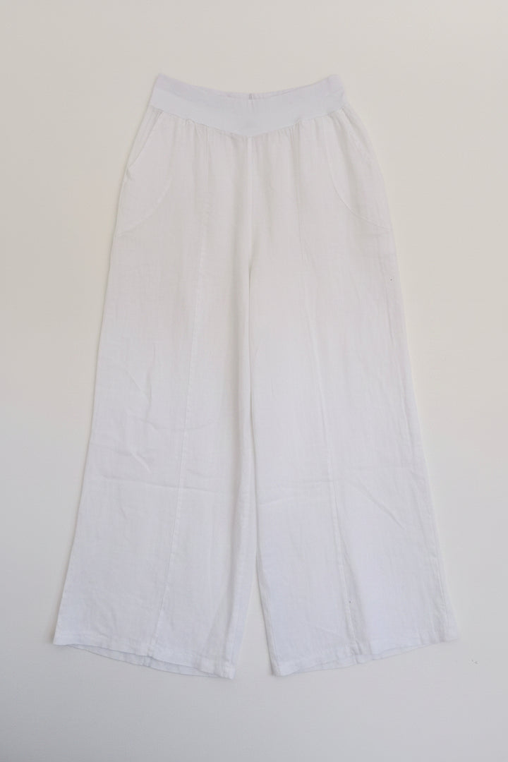 Ottilie Wide Leg Linen Trousers