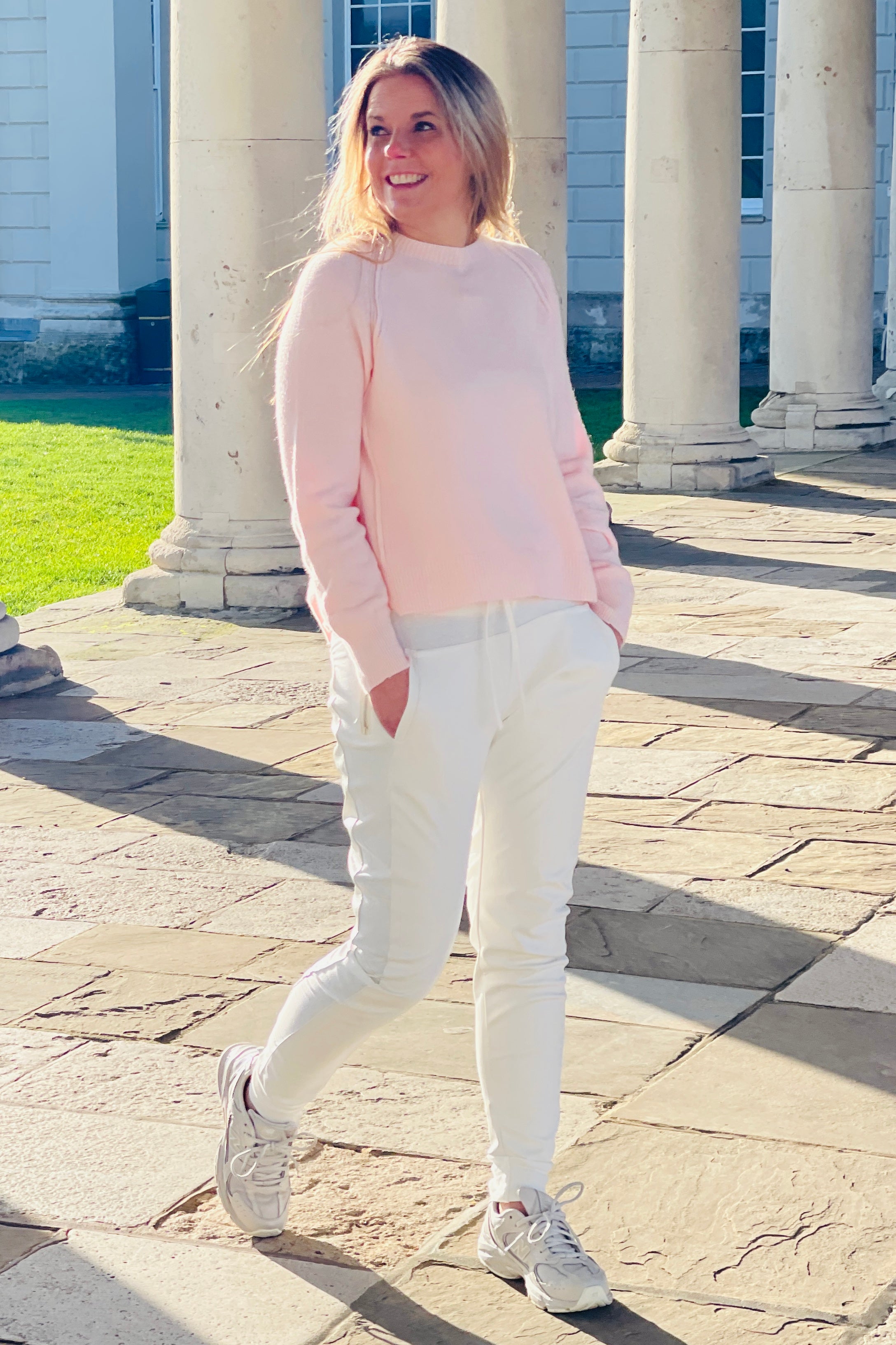 Martine Crew Neck Dipped Hem Jumper