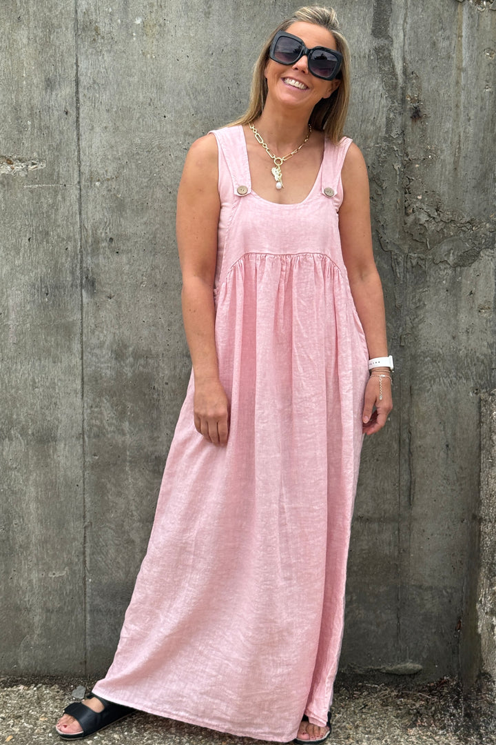Sophia Linen Dress