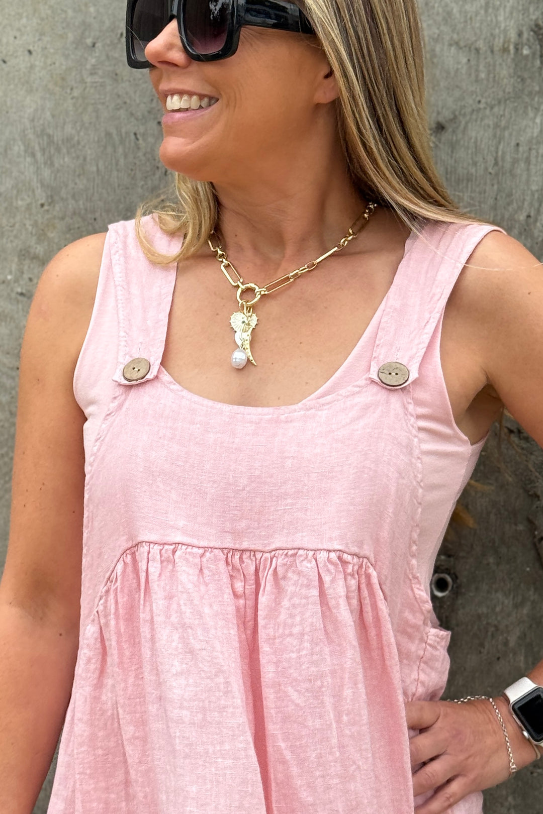 Sophia Linen Dress