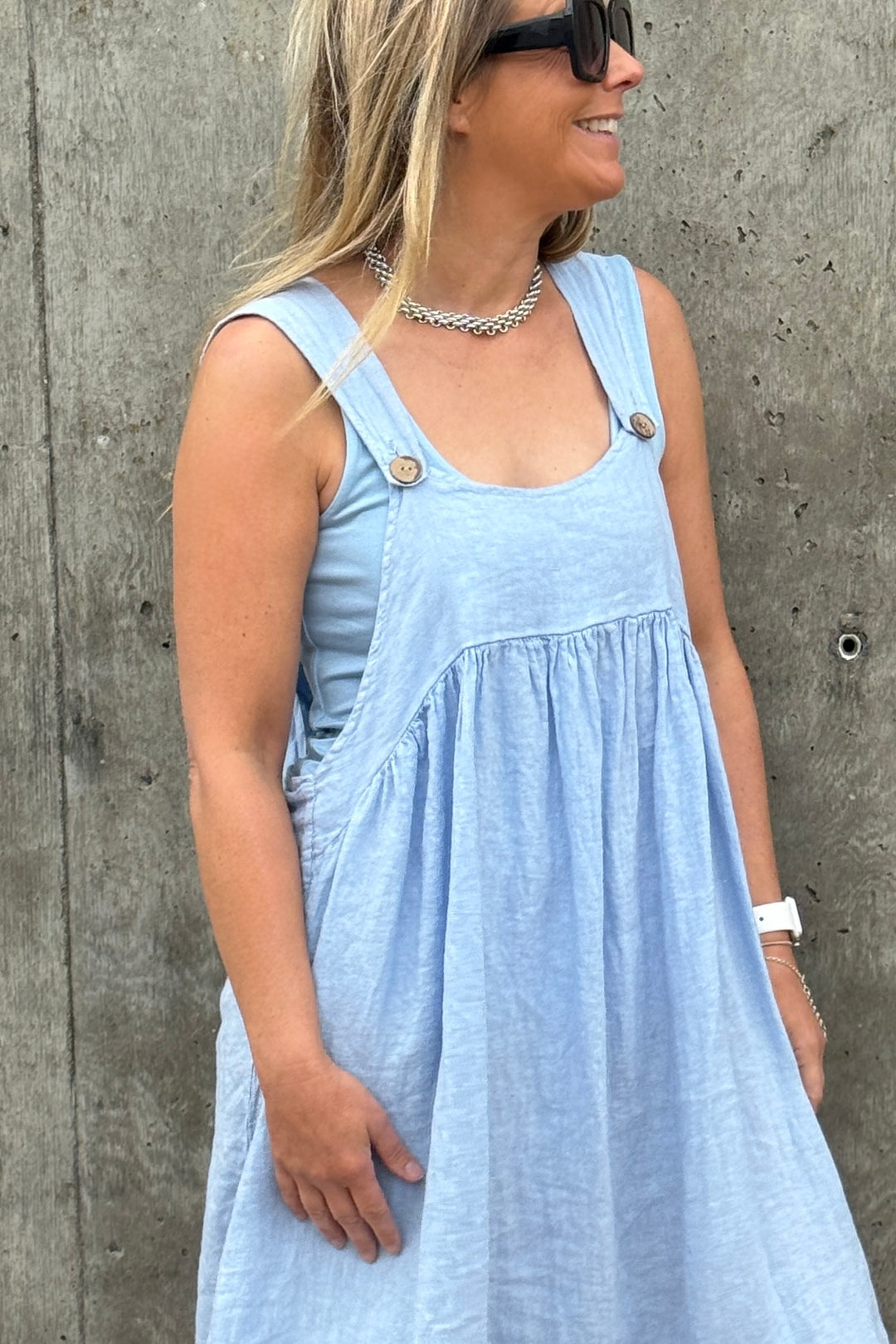 Sophia Linen Dress