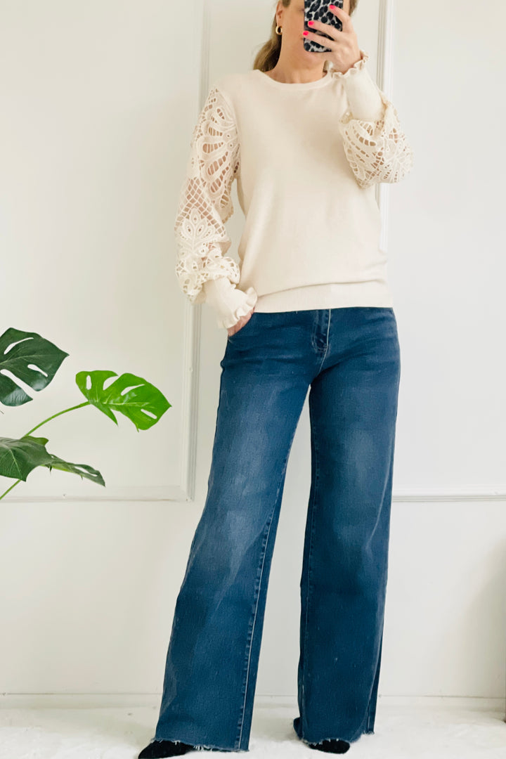 Helene Denim Jeans | Mid Wash