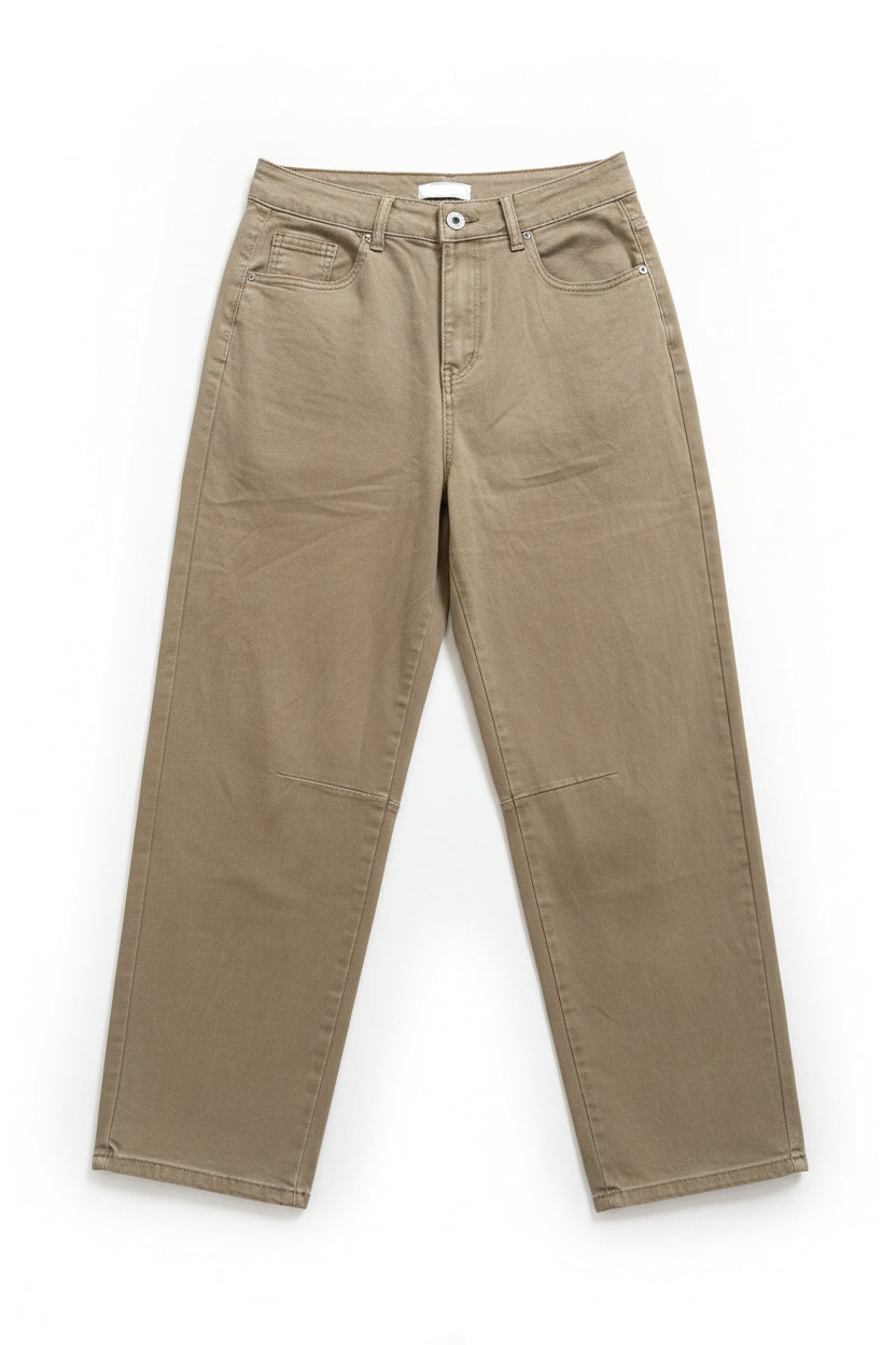 Brown pants on a white background
