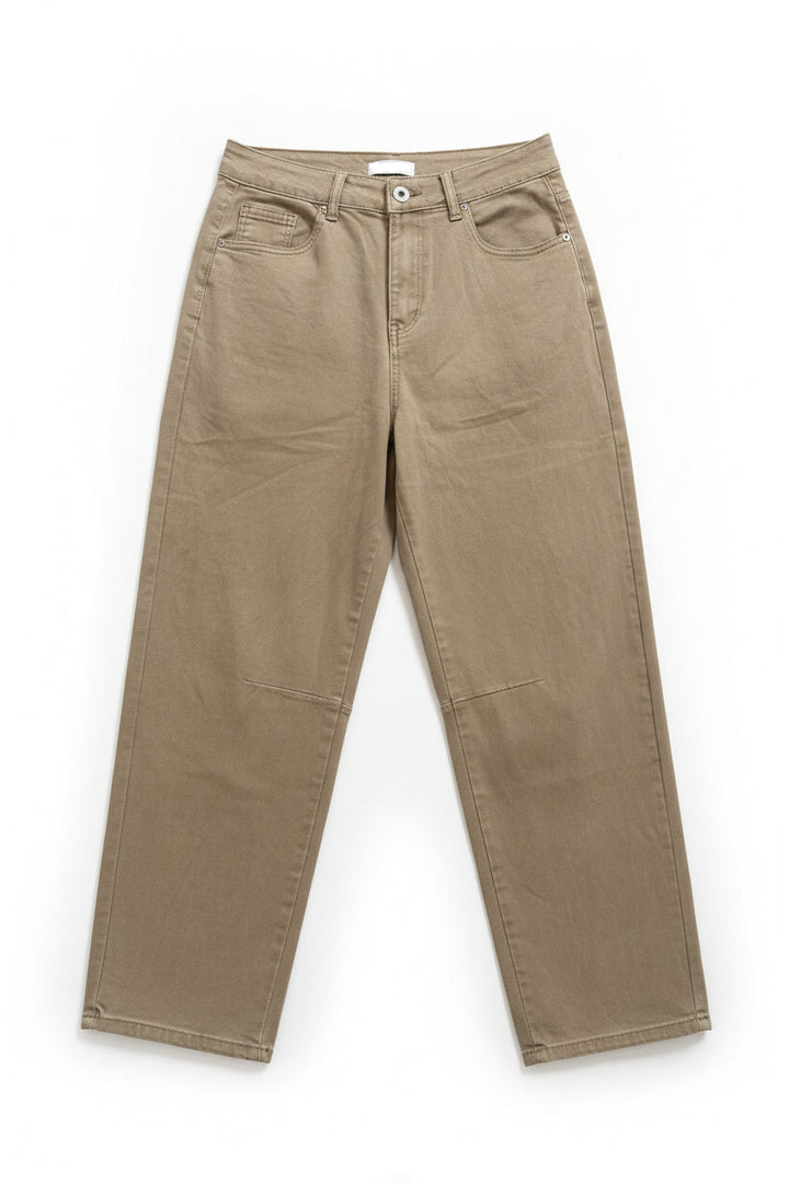 Brown pants on a white background
