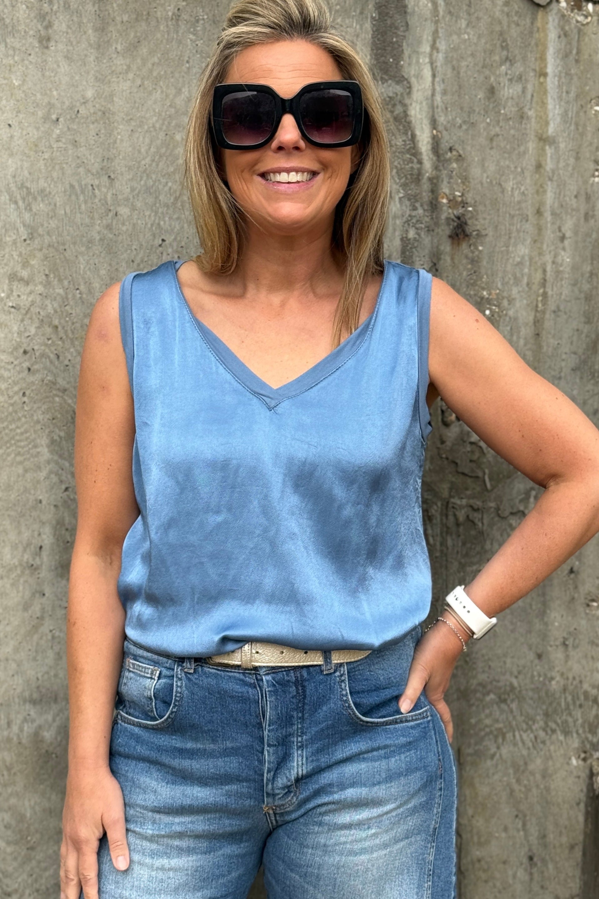 Remi V Neck Tank Top