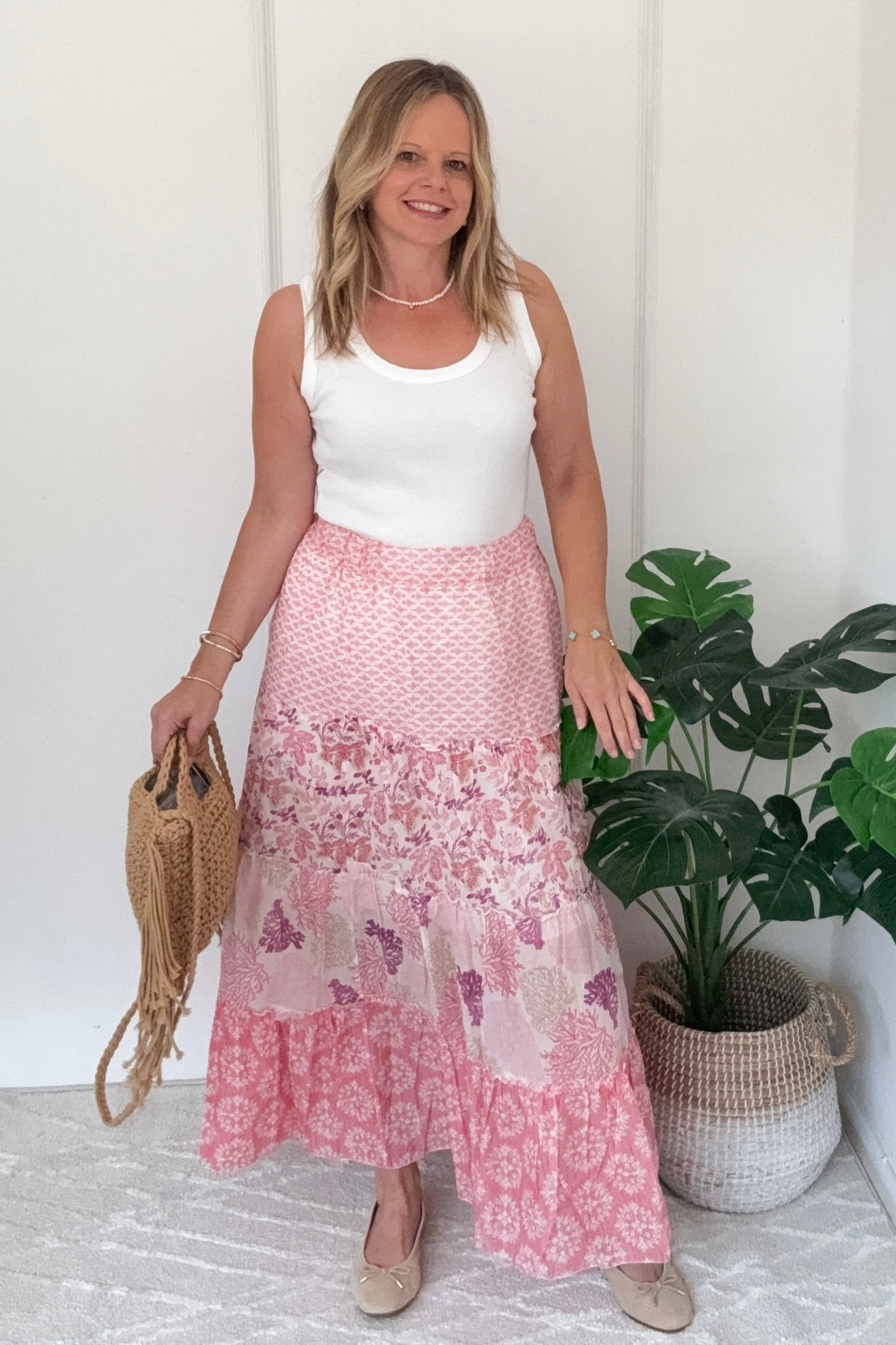 Elodie Patchwork Skirt