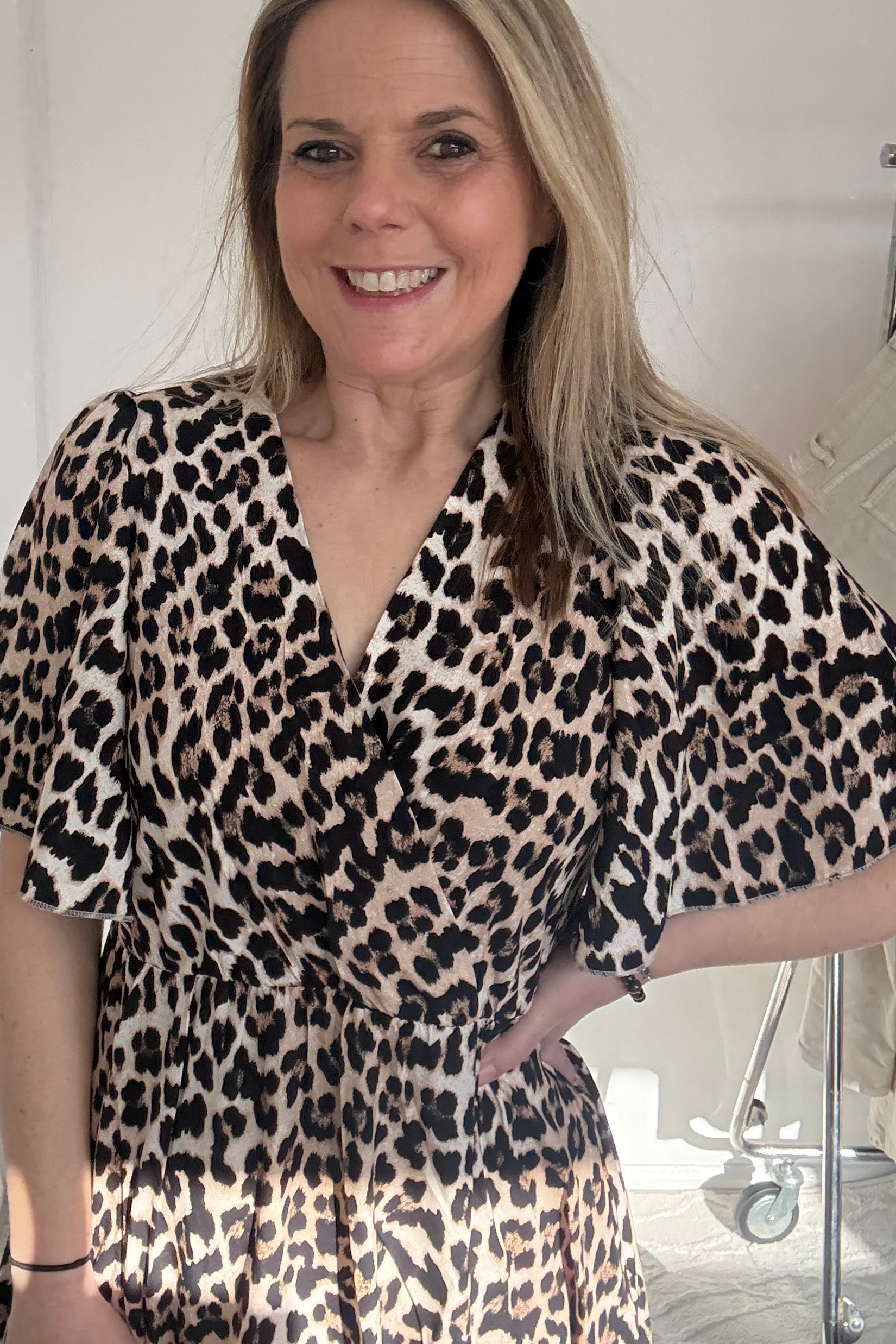 Seren Leopard Maxi Dress