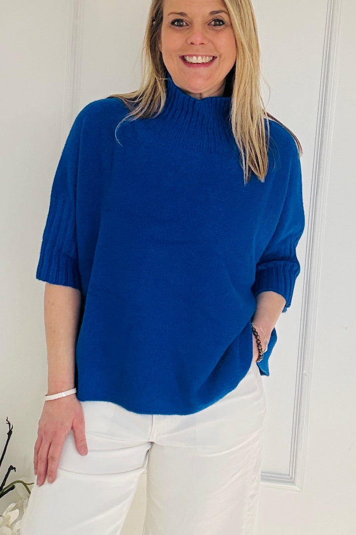 Phoebe Funnel Neck Knit Jumper