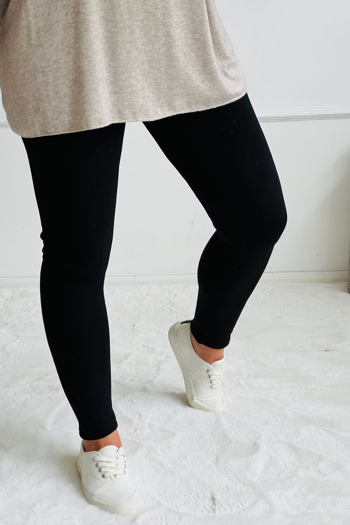 Fliss Fleece Lined Leggings | Black