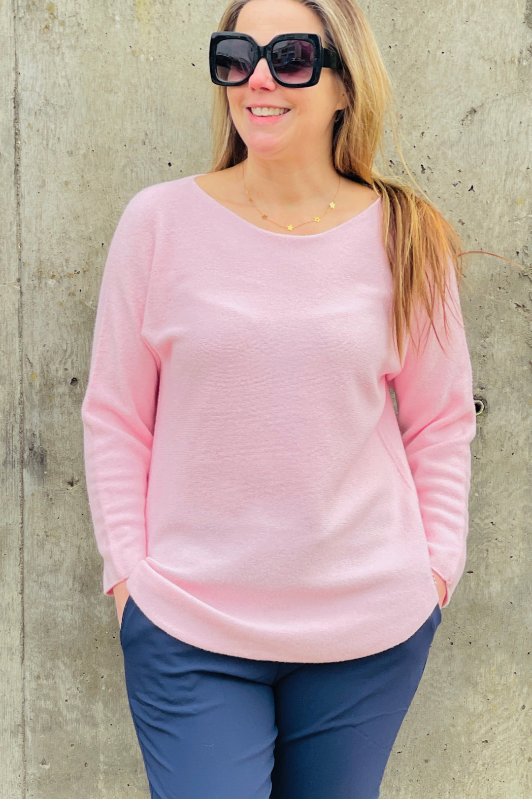 Leona Jumper | Pastel Pink