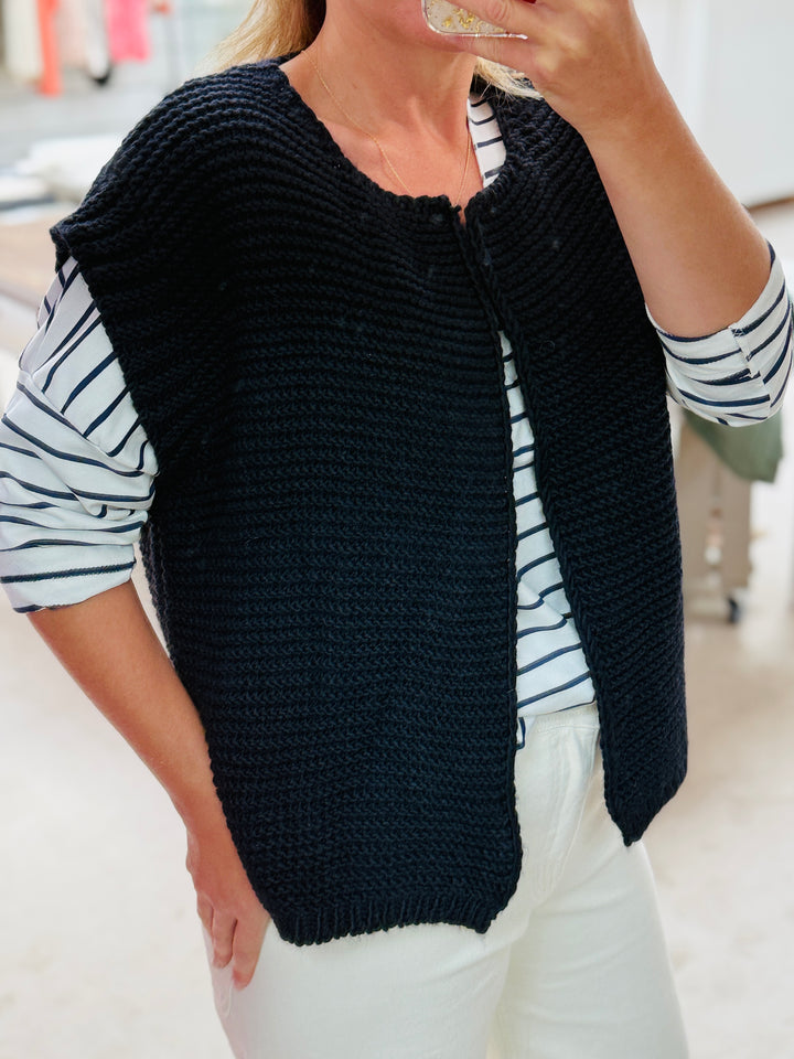 Pia Knit Gilet Waistcoat