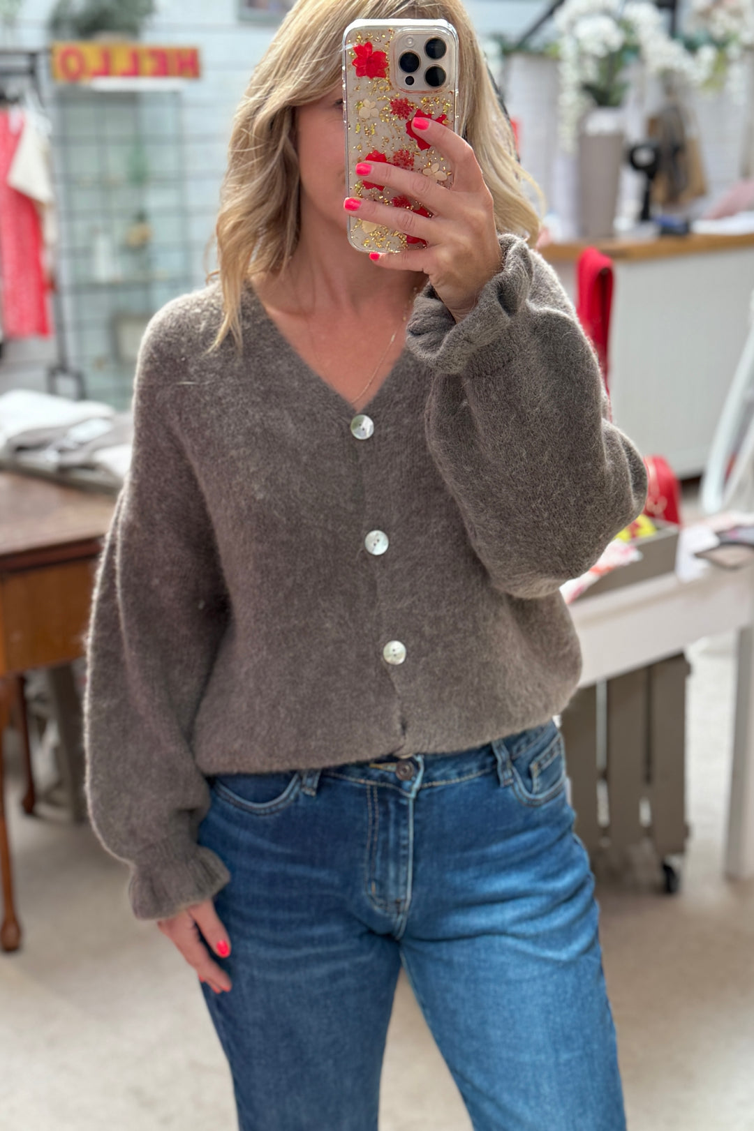 Faye Alpaca Cardigan