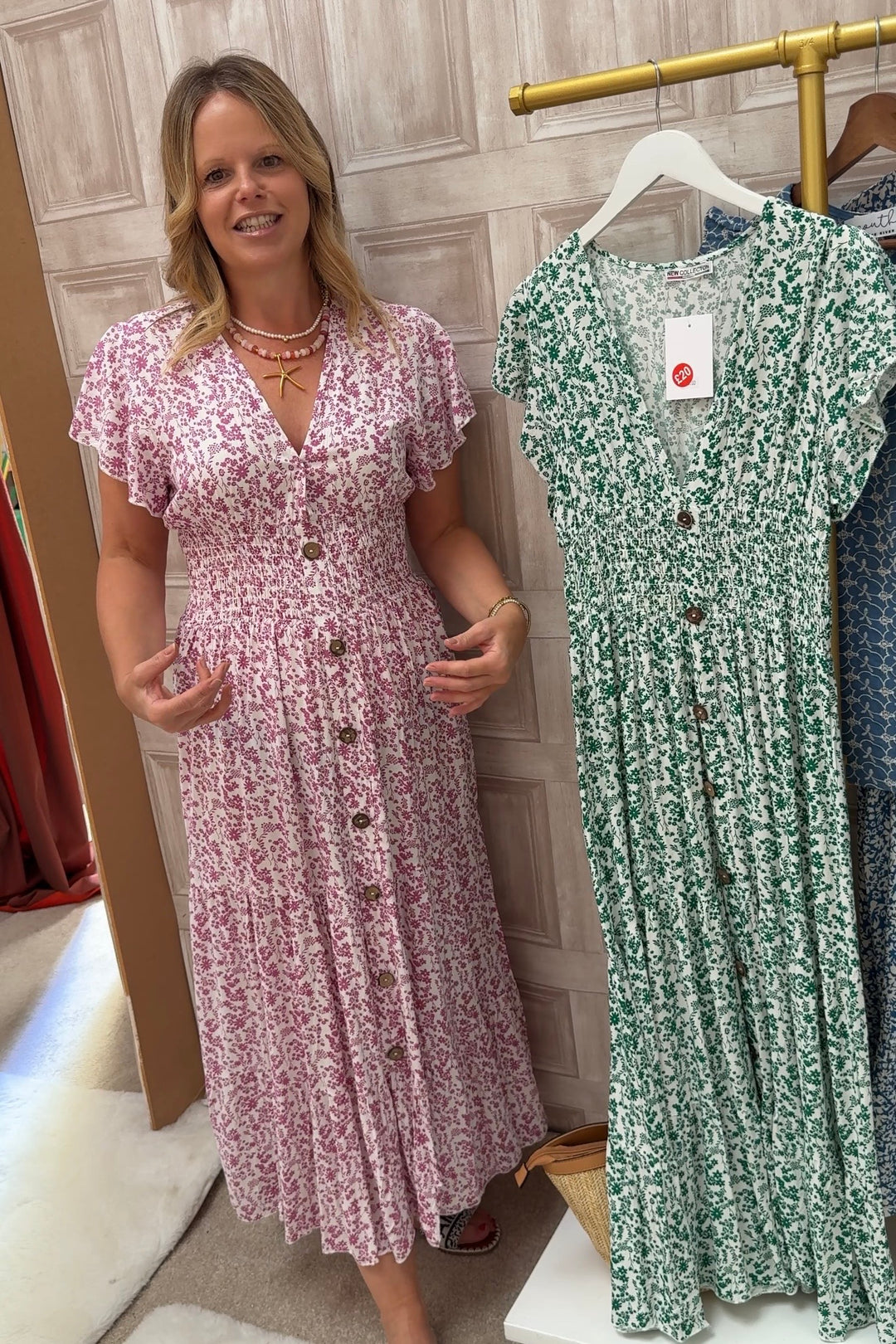 Ditsy Print Dress (Sale)