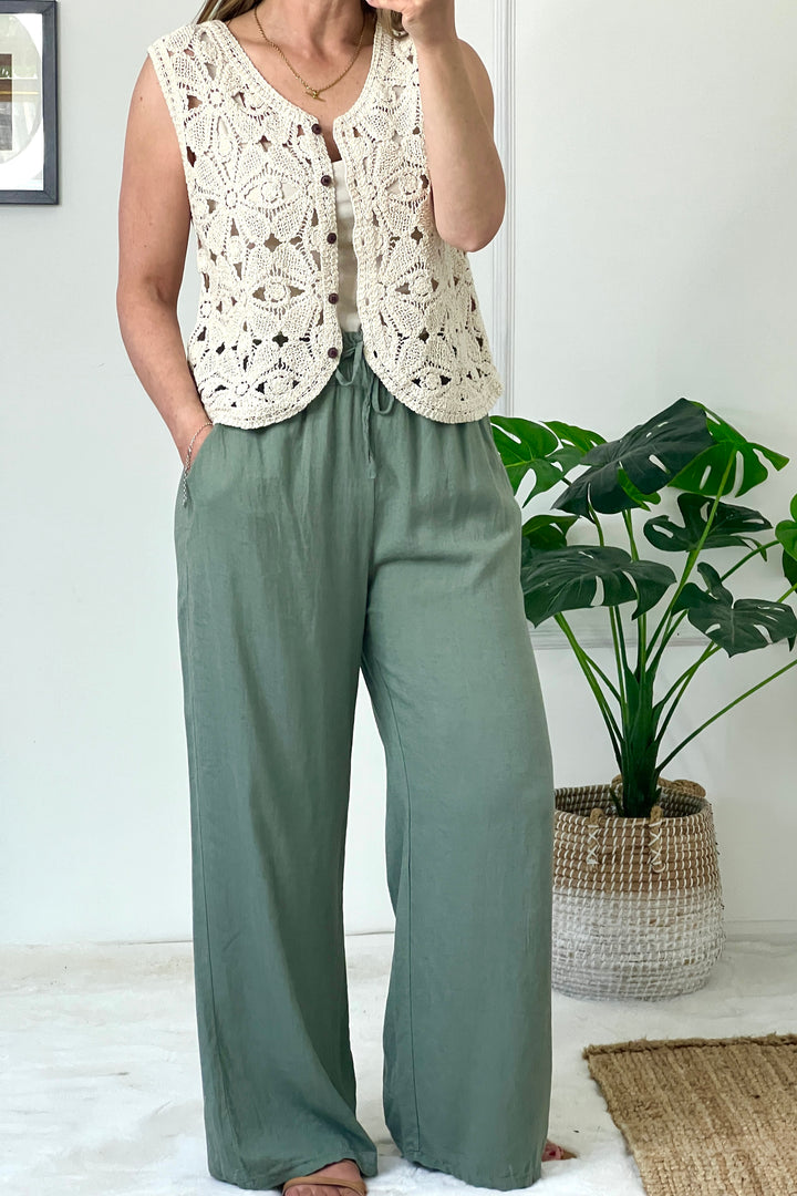 Kathy Linen Trousers (colours to choose)