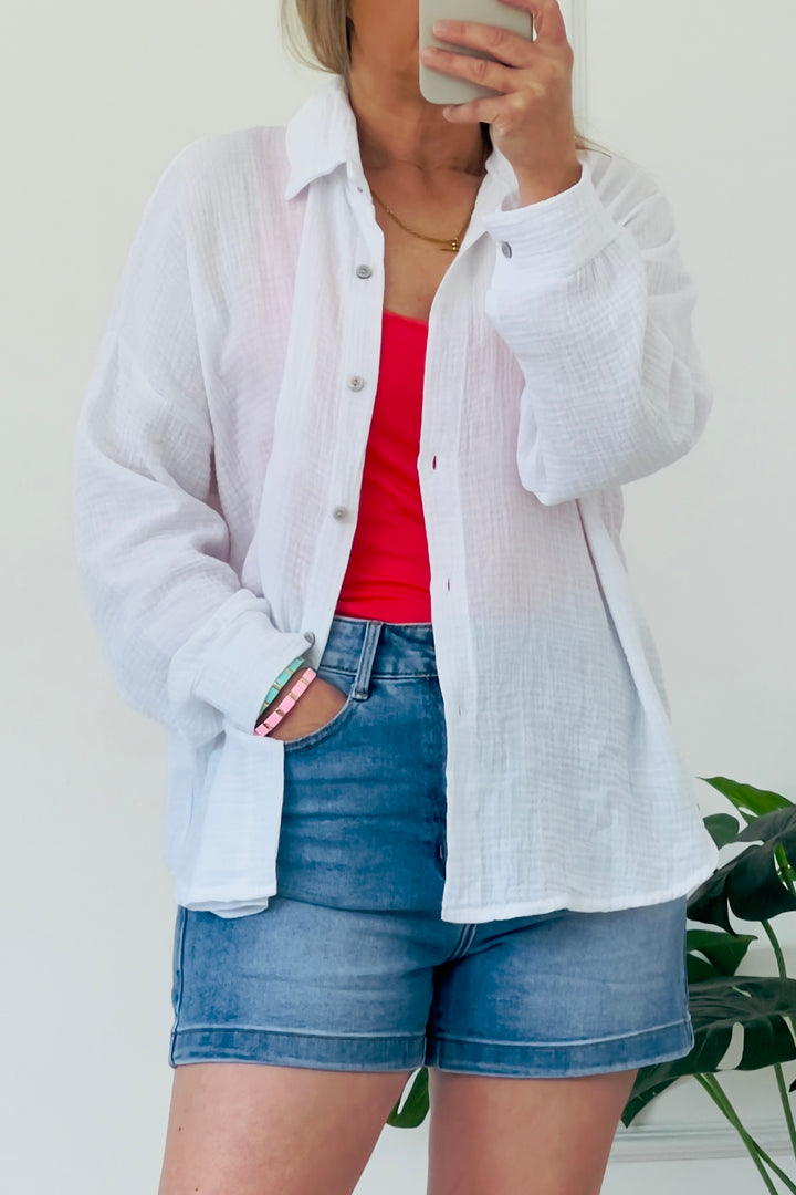 Lira -  Limoncello Cotton Blouse
