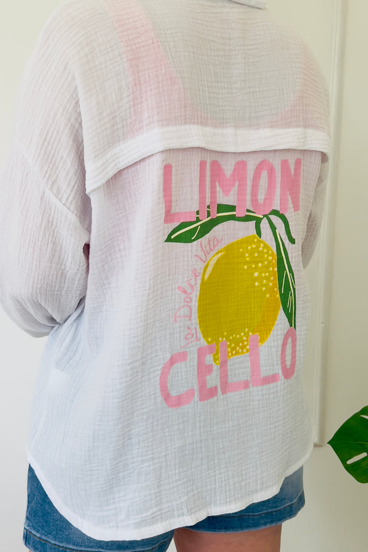 Lira -  Limoncello Cotton Blouse