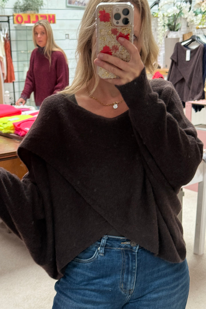 Jenny Crossover Batwing Jumper