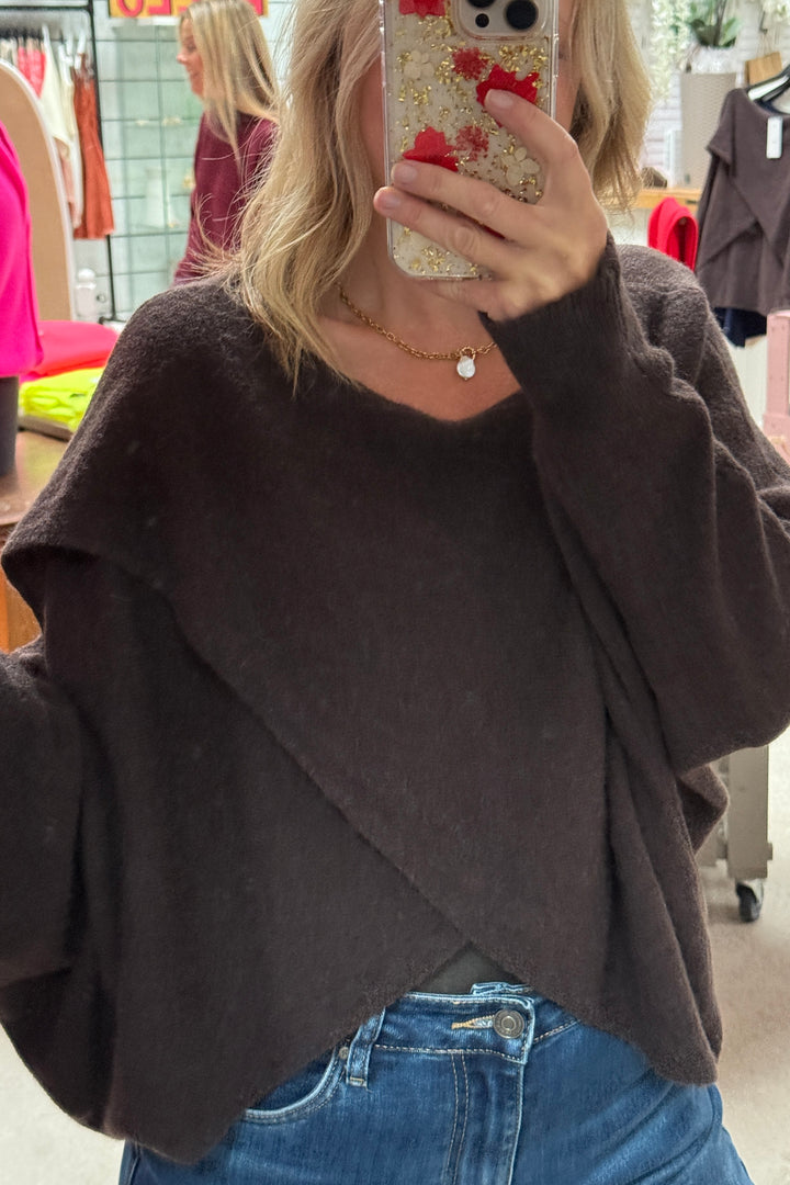 Jenny Crossover Batwing Jumper