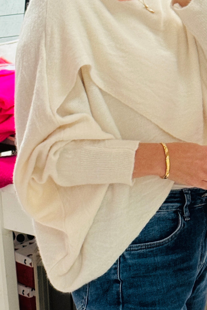 Jenny Crossover Batwing Jumper