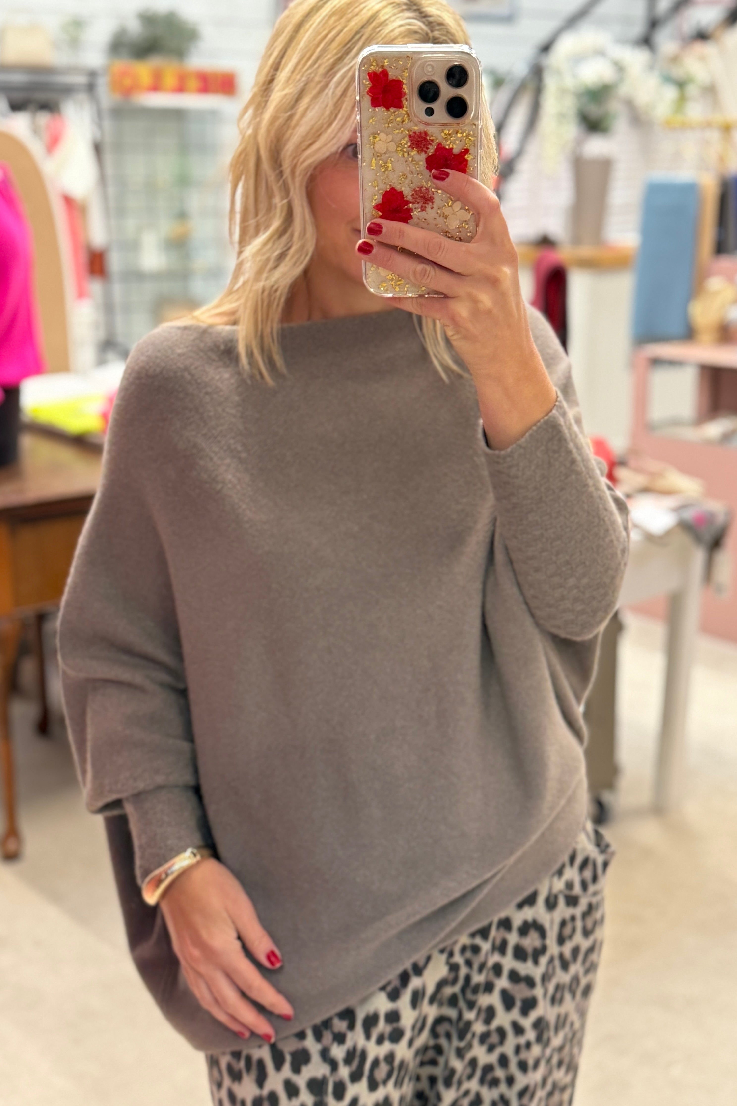 Maisie Asymmetric Wool Free Jumper