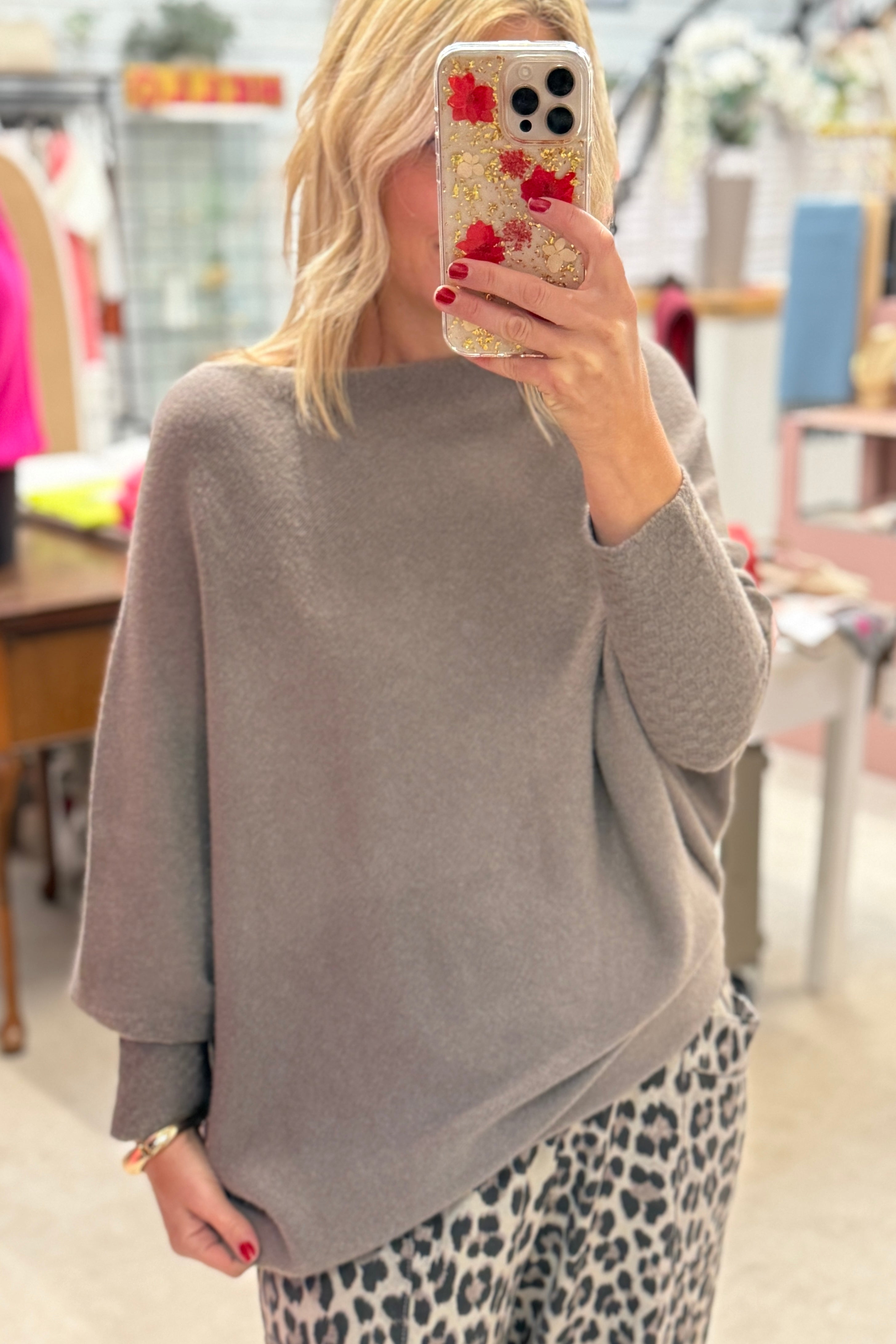Maisie Asymmetric Wool Free Jumper