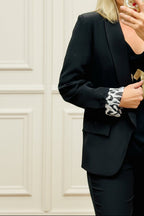Abby Leopard Cuff Blazer