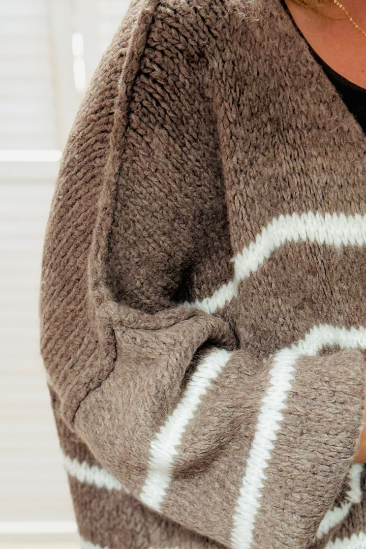 Sophia Cardigan (Brown or Black)