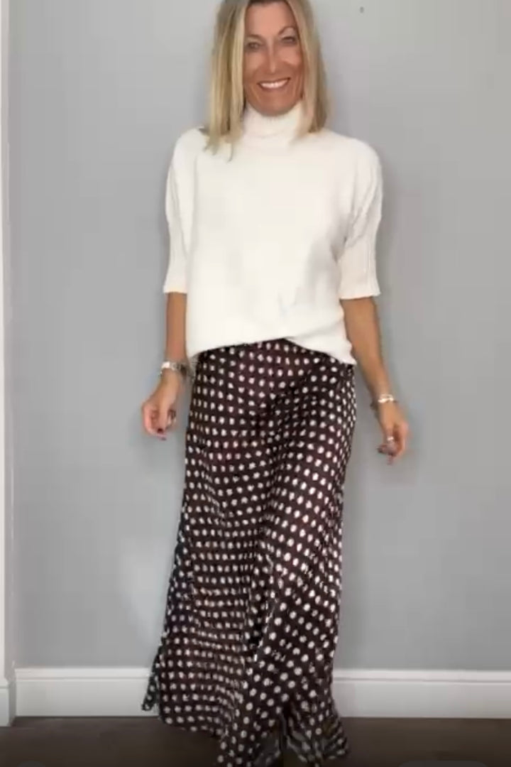 Phoebe Funnel Neck Knit Jumper