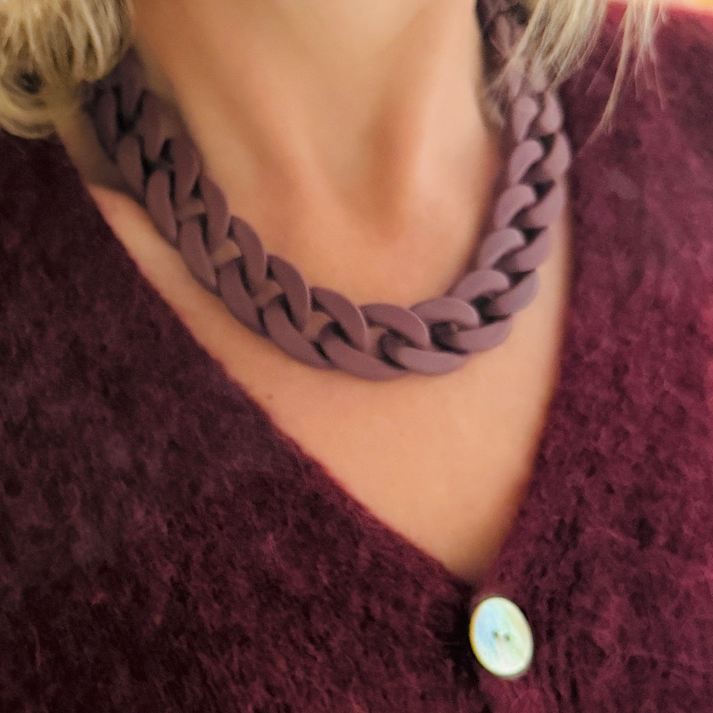 Chunky Links Necklace - colours to choose! back in stock!