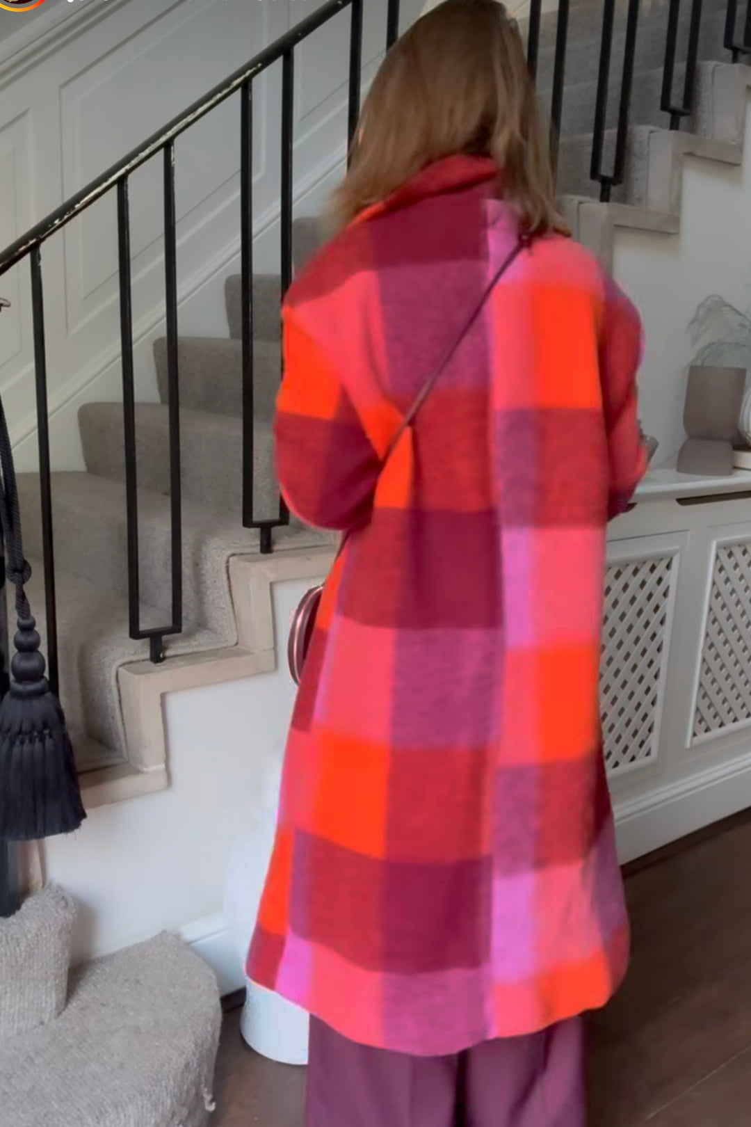 *** PRE ORDER *** Heather Tartan Check Coat - colours to choose