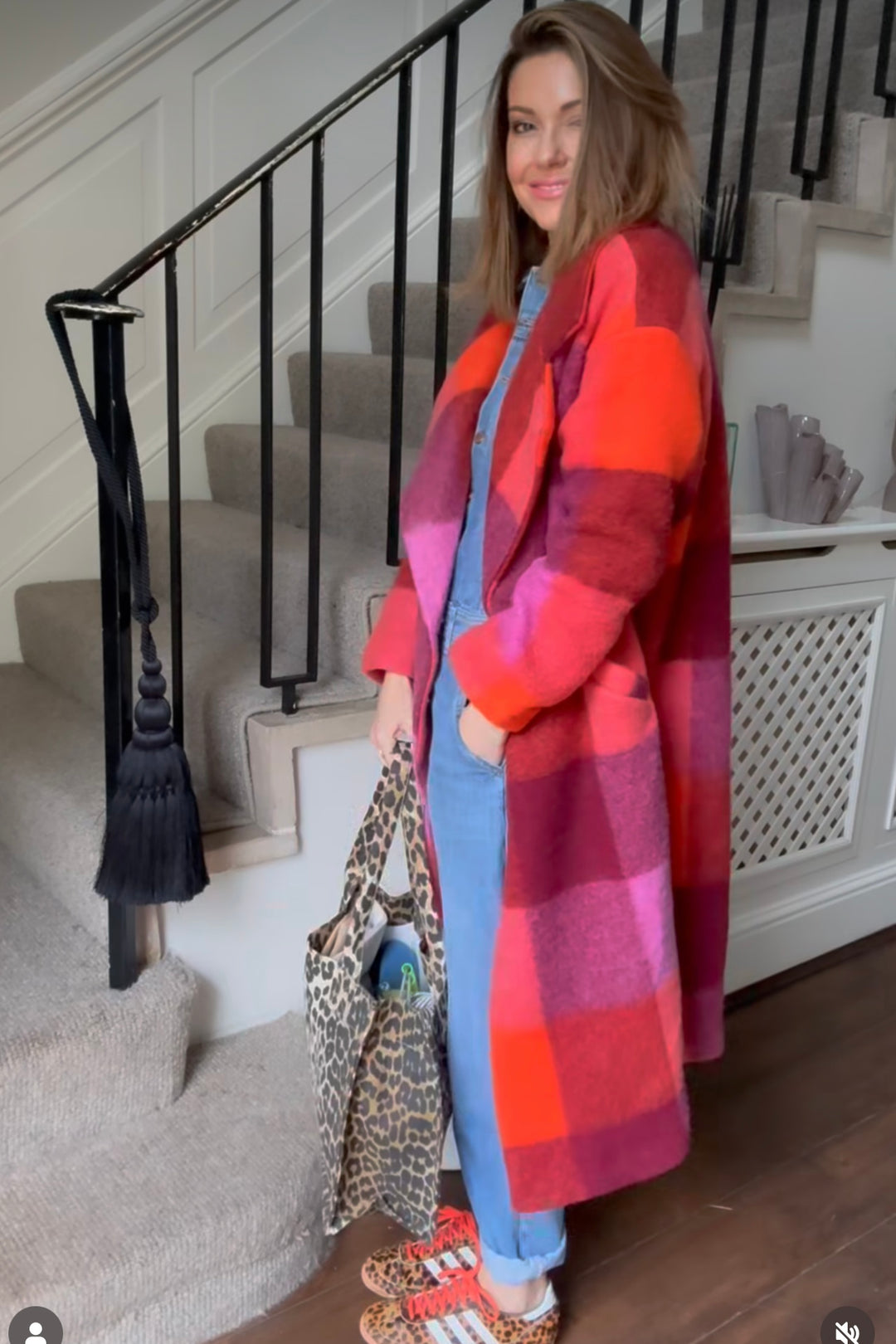 *** PRE ORDER *** Heather Tartan Check Coat - colours to choose