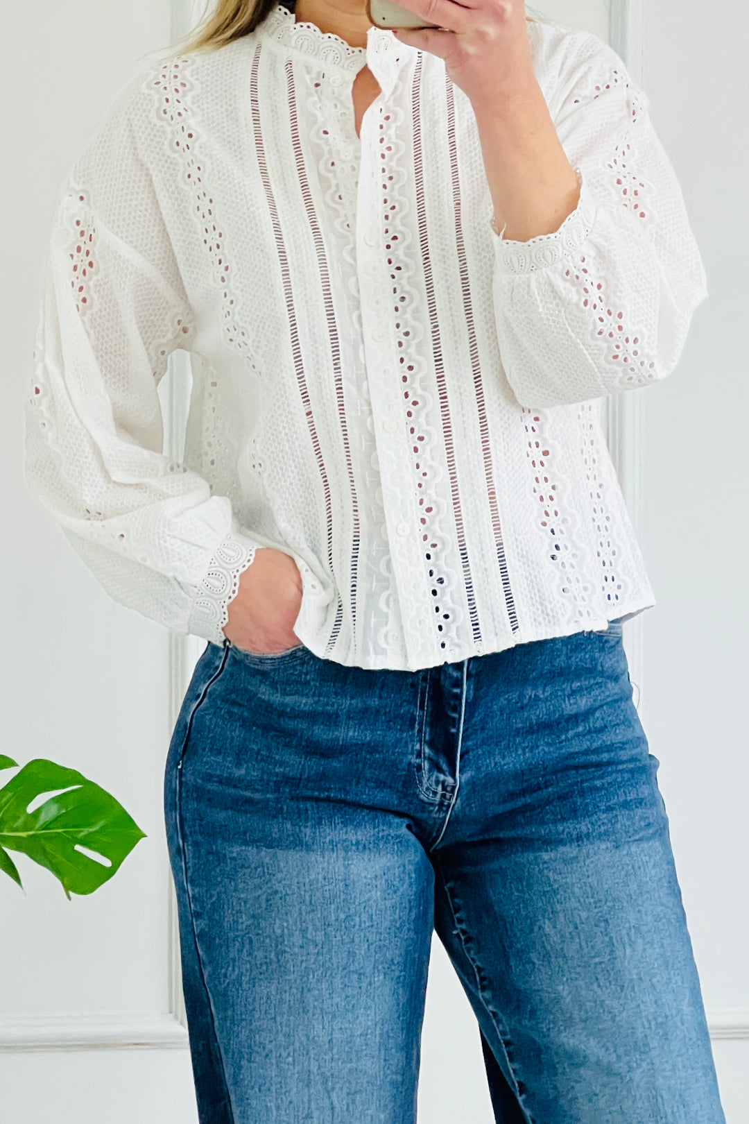 Camille Blouse | White