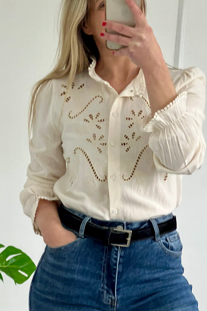 Sadie Blouse | Cream