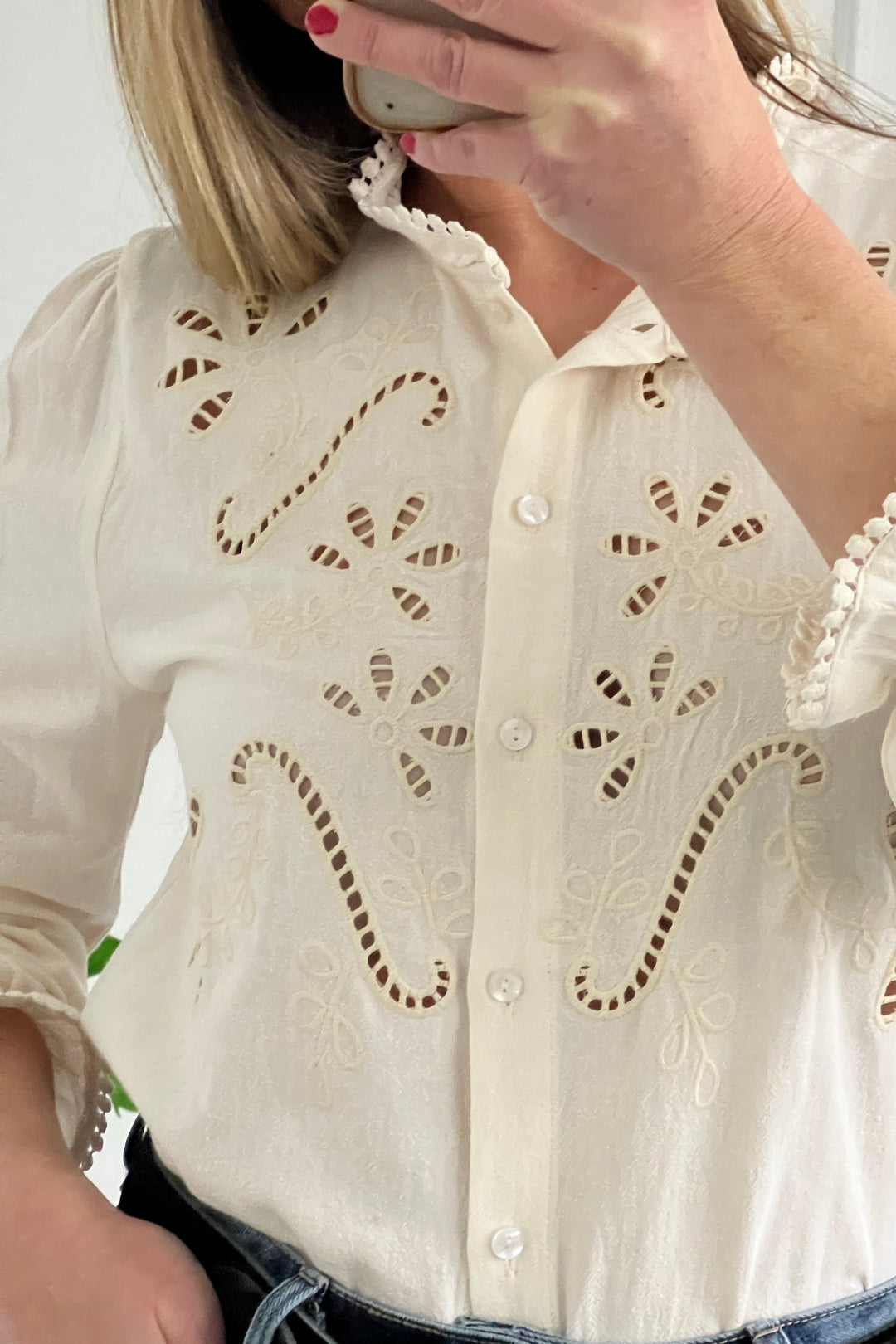 Sadie Blouse | Cream