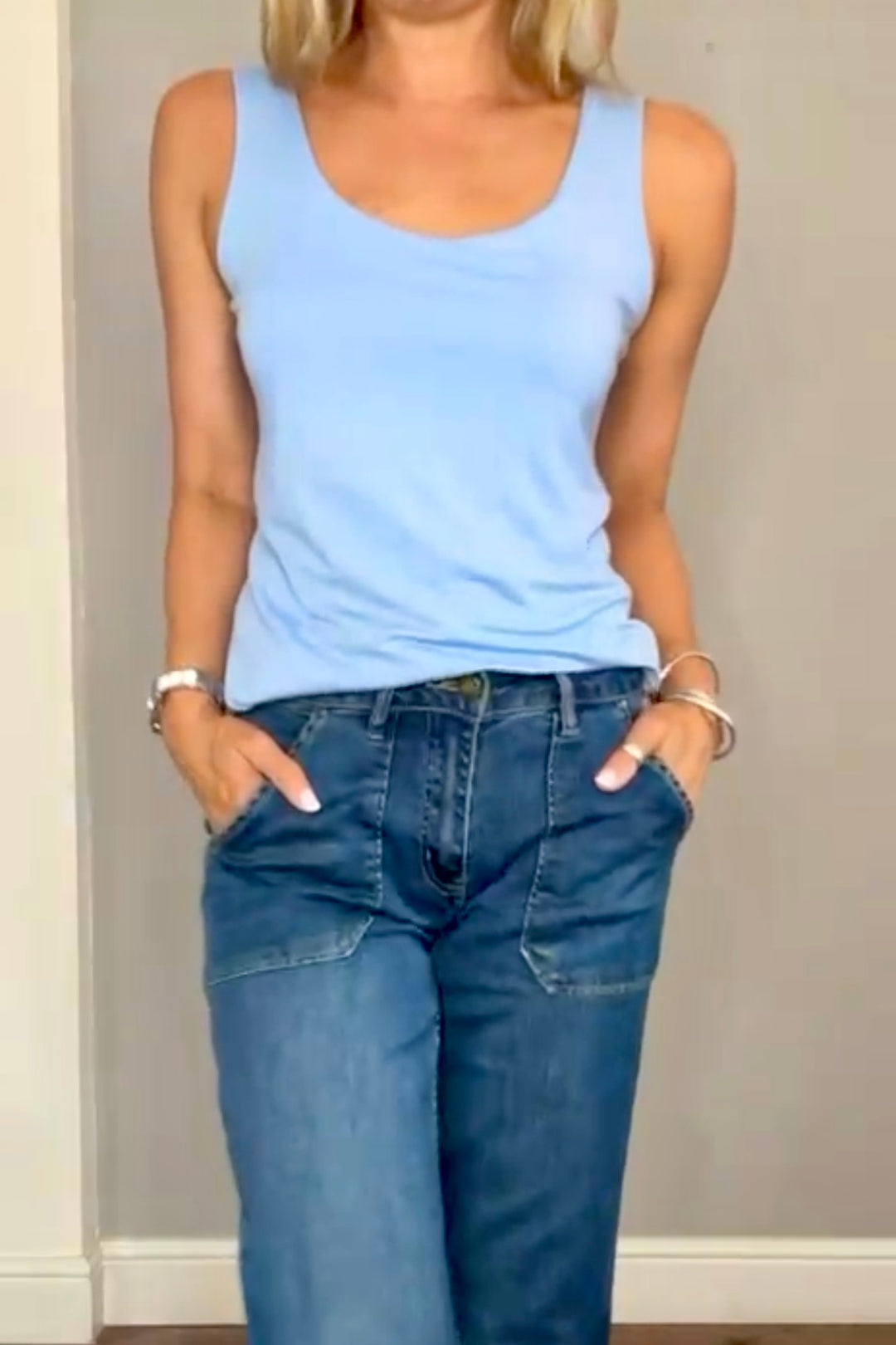 Casey Scoop Vest Top