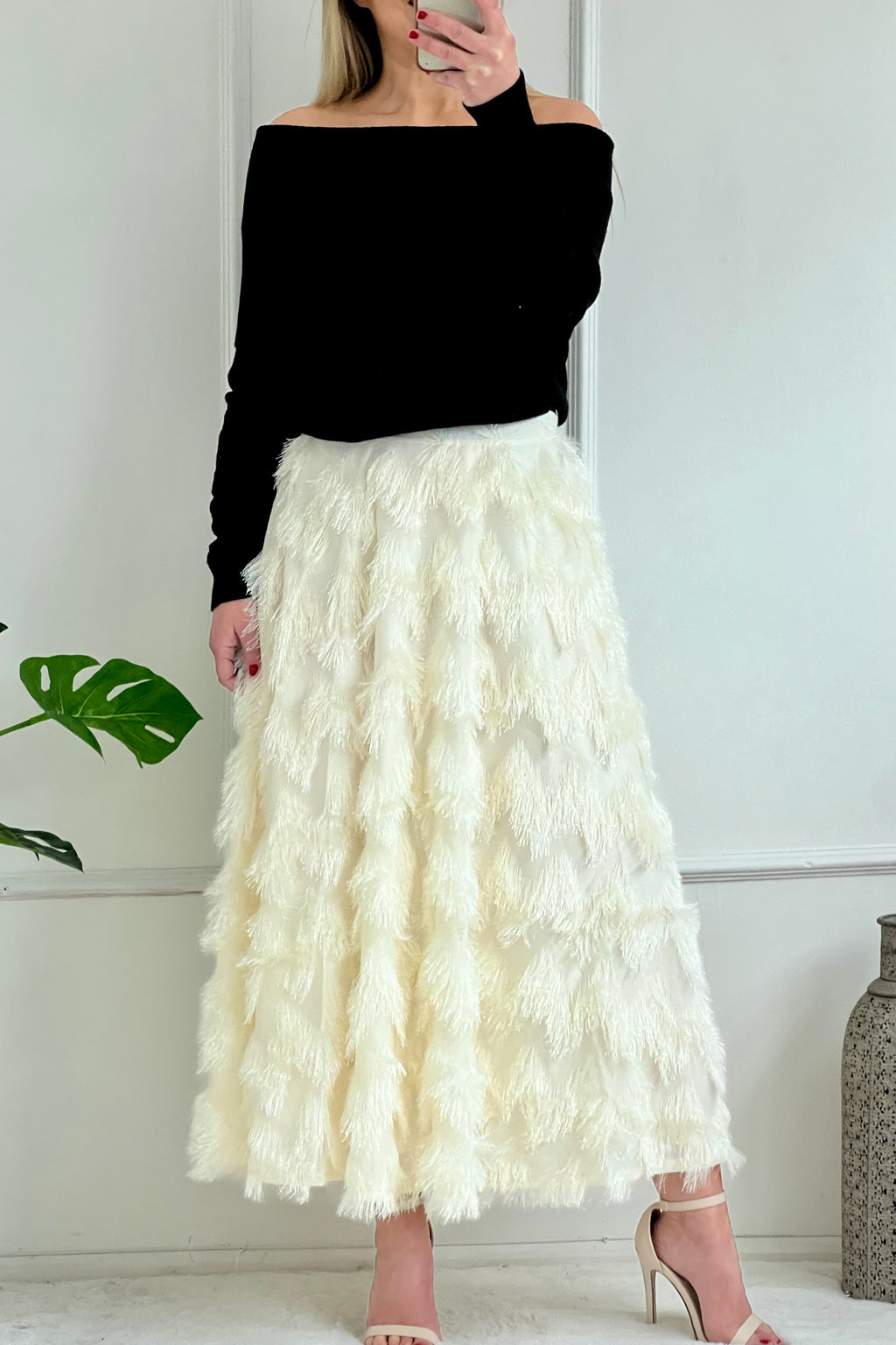 Victoria Eyelash Texture Skirt