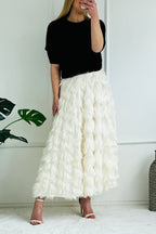Victoria Eyelash Texture Skirt