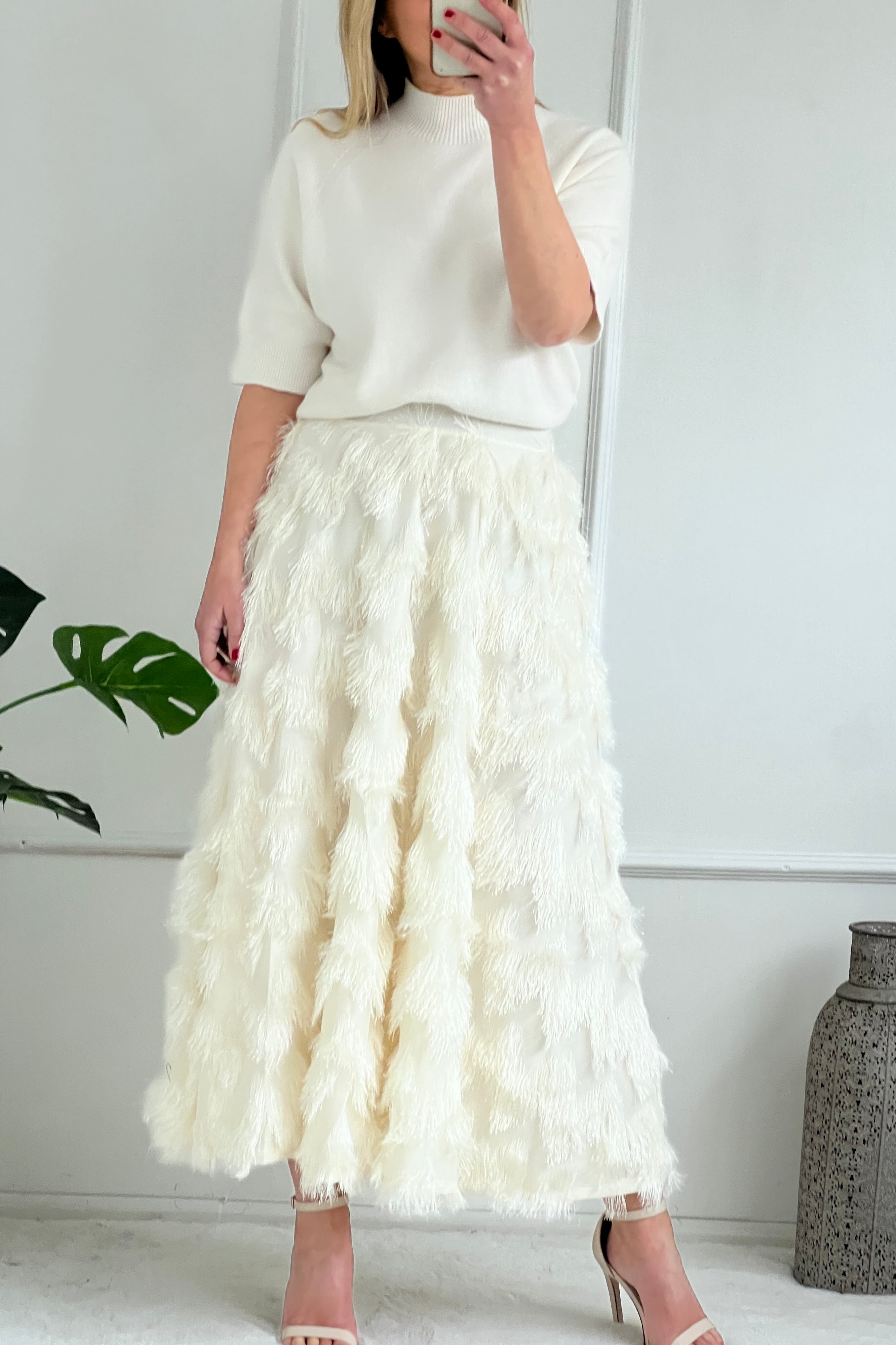 Victoria Eyelash Texture Skirt