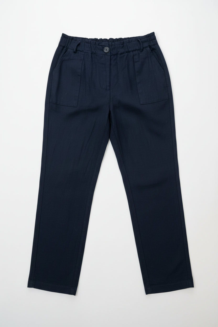 Carrot Trousers (Navy)