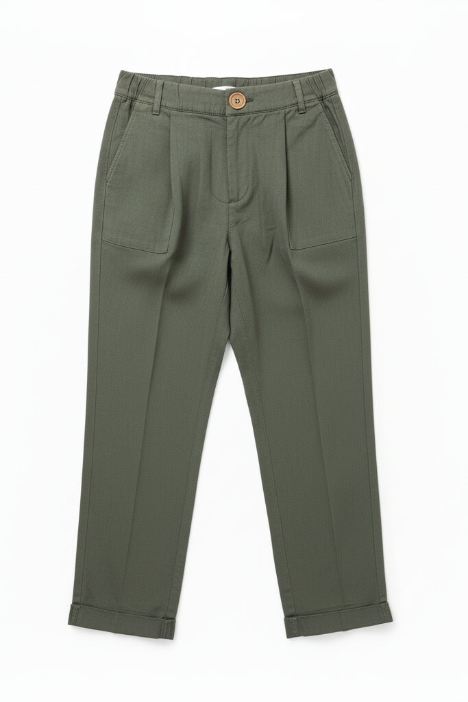 Carrot Trousers (Khaki)