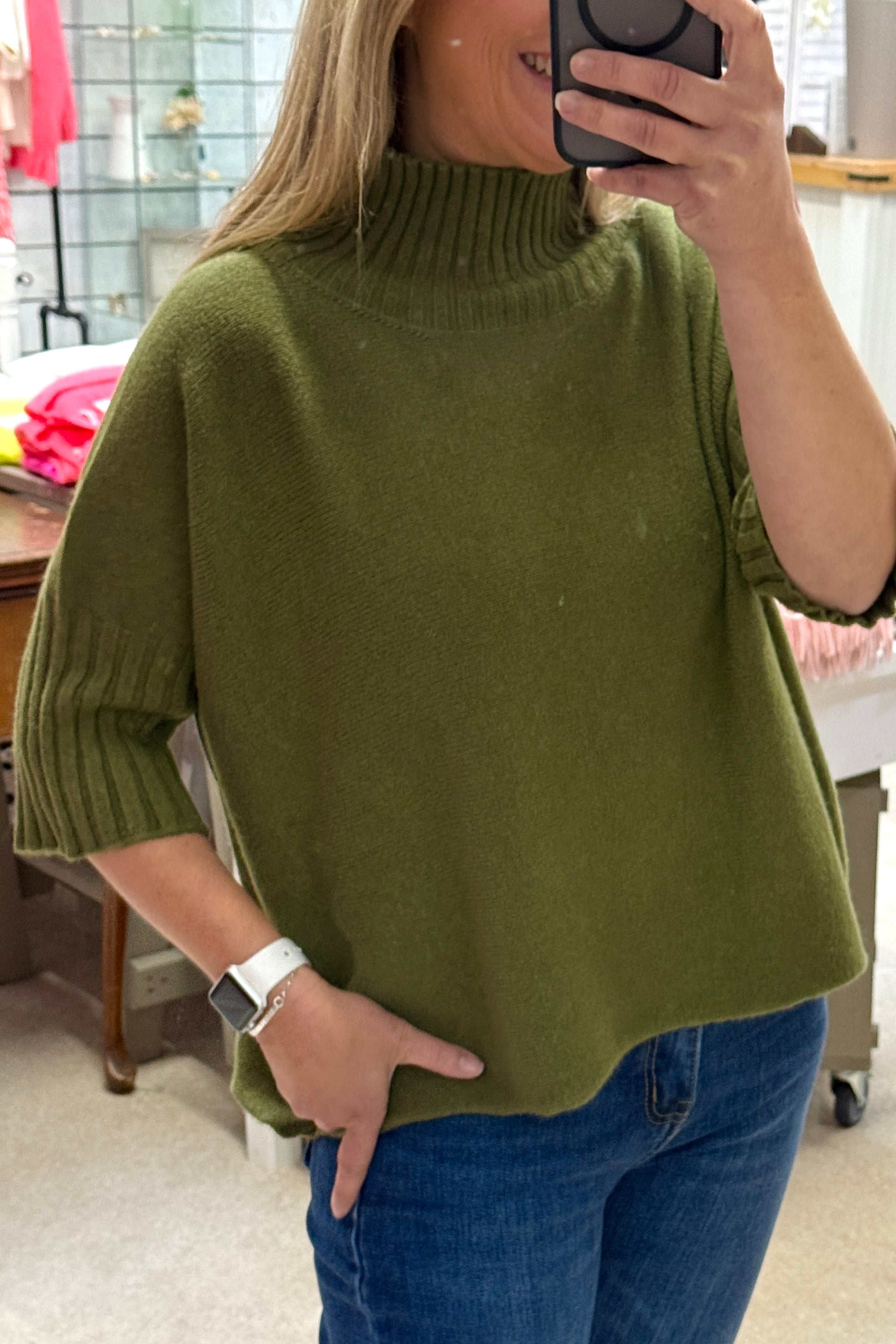 Phoebe Funnel Neck Knit Jumper