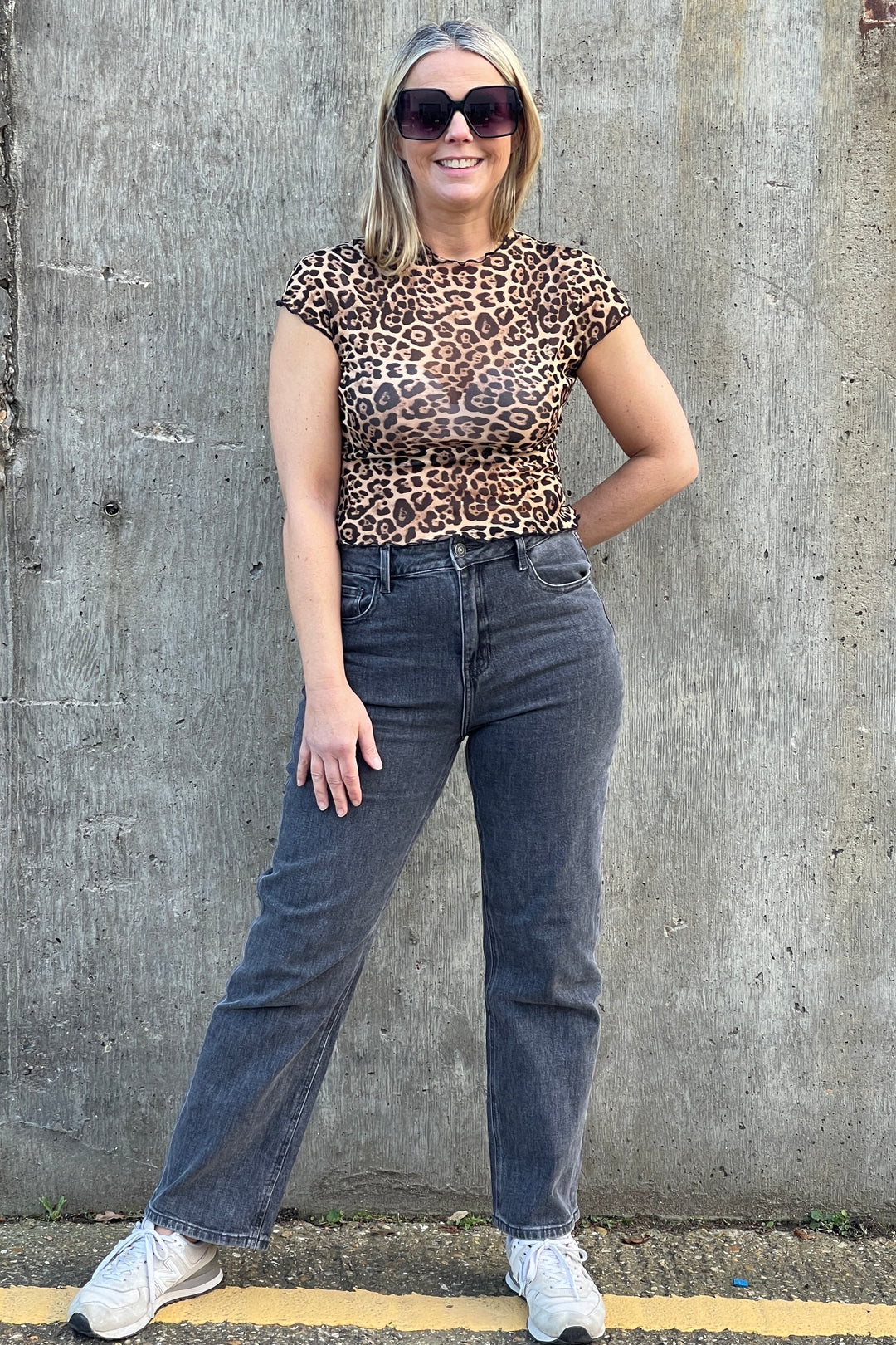 Bibi Leopard Mesh Top | Classic Leo