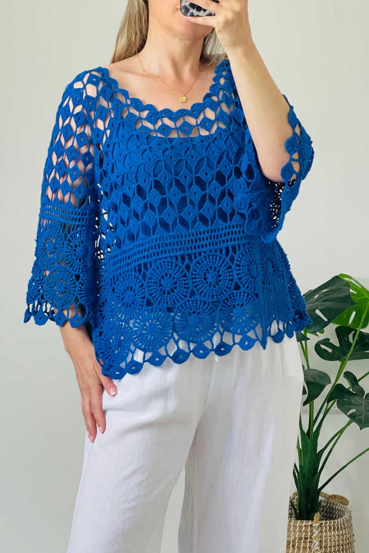 Aria Cotton Crochet 2 Piece Top