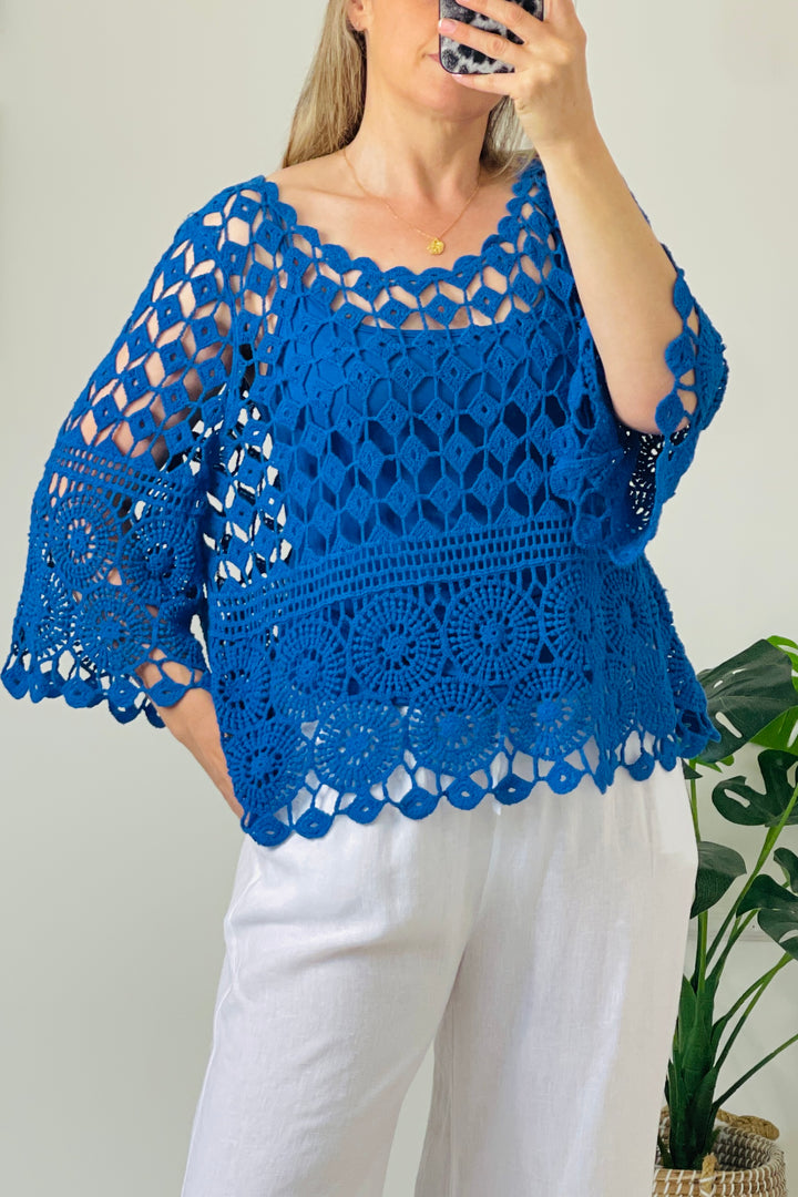 Aria Cotton Crochet 2 Piece Top