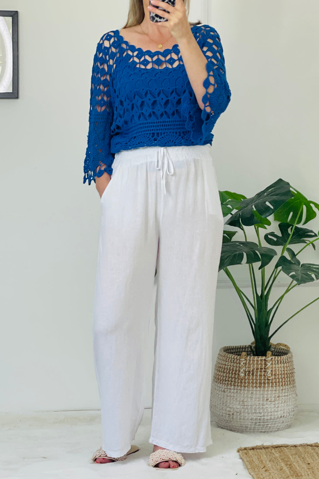 Kathy Linen Trousers (colours to choose)